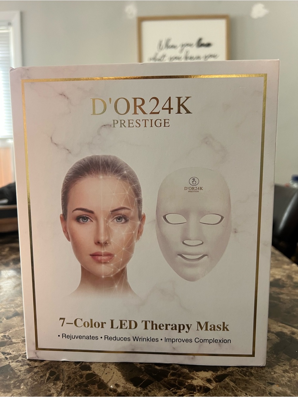 Prestige 7-Color LED Therapy Mask - White